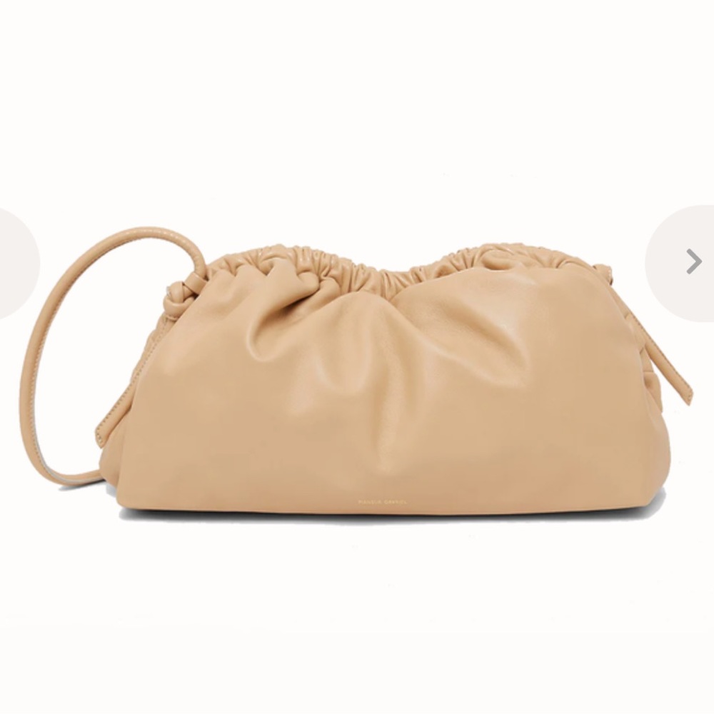 MANSUR GAVRIEL Oversized Cloud Clutch in cream